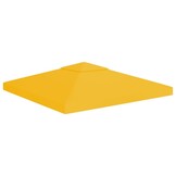 vidaXL Prieeldak 2-laags 310 g/m² 3x3 m geel