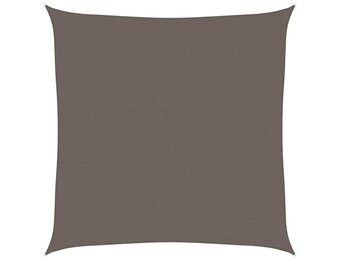 vidaXL Zonnezeil 160 g/m² 4x4 m HDPE antracietkleurig