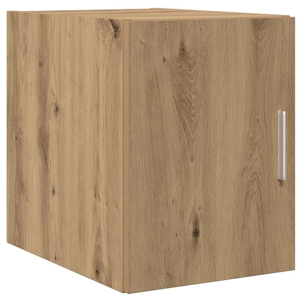vidaXL Wandkast artisanaal eikenkleurig 30 x 42.5 x 40 cm Bewerkt hout