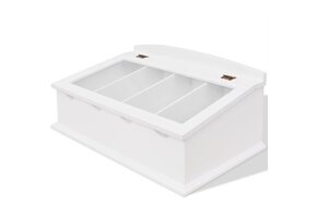 VidaXL Besteklade Barok Stijl MDF Wit - 34% Korting