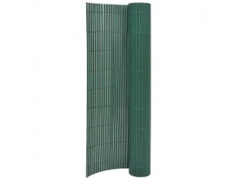 vidaXL Tuinafscheiding dubbelzijdig 110x500 cm groen