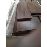 vidaXL Salontafel met LED-verlichting 90x49x40 cm bruin eikenkleur