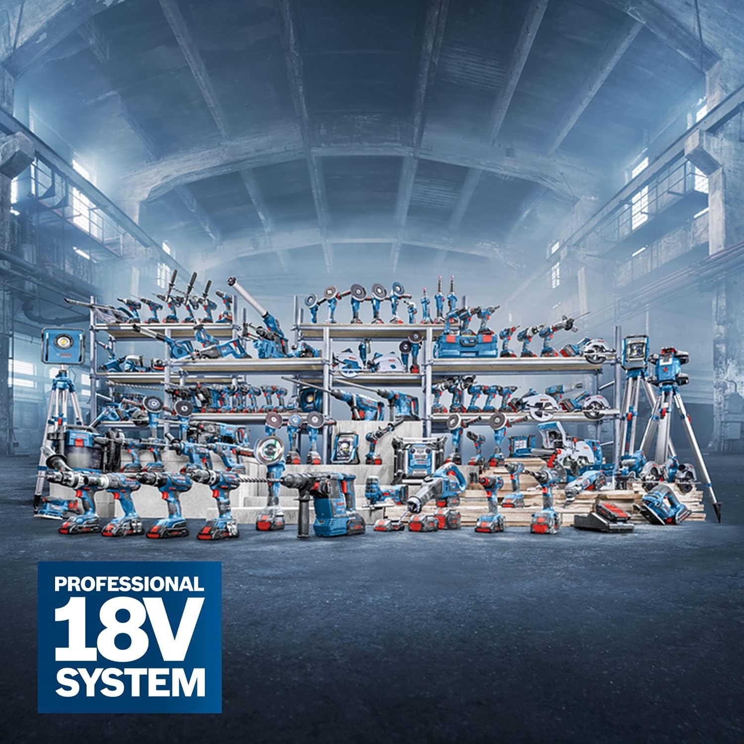 Bosch Professional 18V Accu Gipsplaatschroevendraaier GTB 18V-45 met 2x 4.0 Ah Accu's en L-BOXX