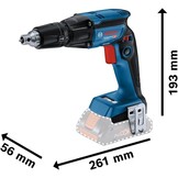 Bosch Professional 18V Accu Gipsplaatschroevendraaier GTB 18V-45 met 2x 4.0 Ah Accu's en L-BOXX