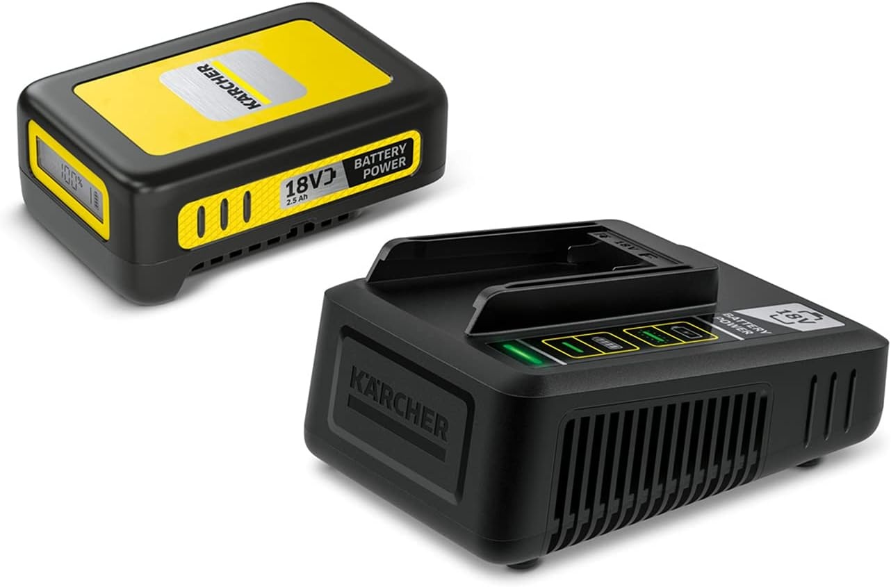 Kärcher Battery Power 18/25 Starter Kit - 18V Accu en Snellader