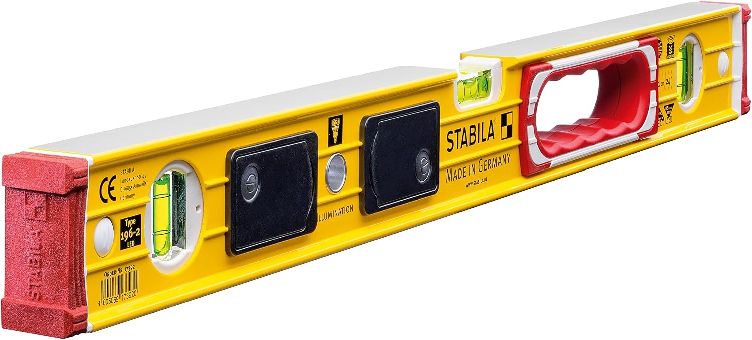 Stabila 196-2 LED Waterpas 60 cm geel