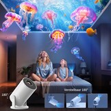 Android TV draagbare miniprojector YOTON Y4 Wi-Fi Bluetooth-videoprojector ondersteunt 1080P thuisbioscoop