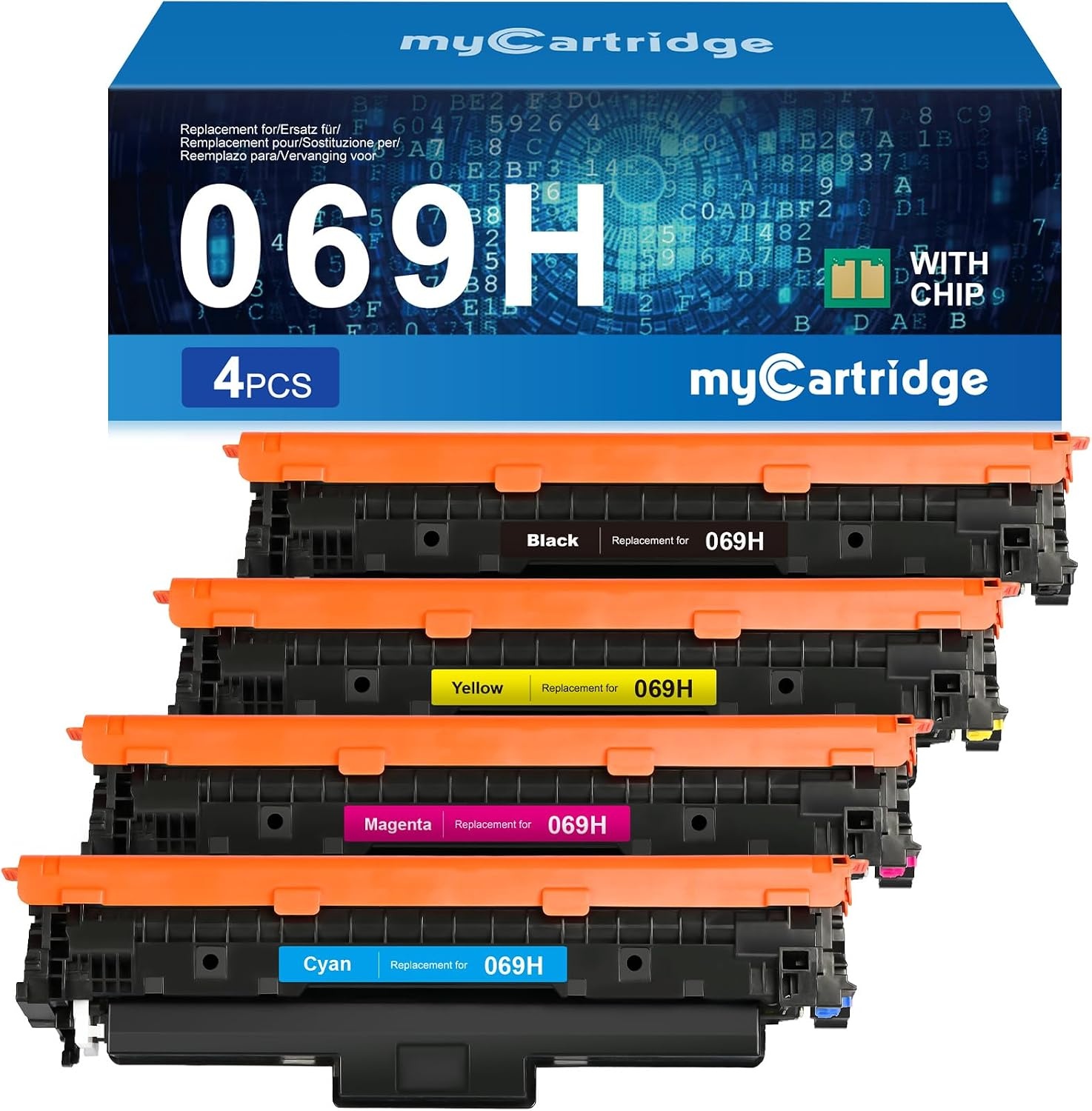 MYCARTRIDGE 069H 069 Toner Compatibel met Canon 069H Toner Cartridge (met chip) voor CRG-069H CRG-069 voor imageCLASS MF752Cdw LBP673Cdw MF754Cdw LBP674Cx MF751Cdw MF753Cdw MF756Cx