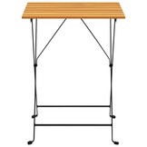 vidaXL Bistrotafel 55x54x71 cm massief acaciahout