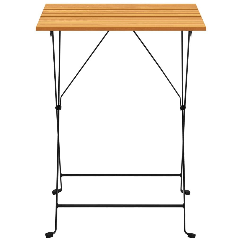 vidaXL Bistrotafel 55x54x71 cm massief acaciahout