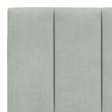 vidaXL Hoofdbordkussen "Hanko" 200 cm velvet lichtgrijs