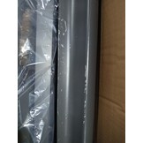 vidaXL Parasol met aluminium paal 600 cm antracietkleurig
