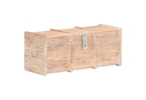 VidaXL Opbergkist Acaciahout 90x40x40 cm - 41% Korting