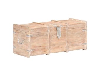 vidaXL Opbergkist 90x40x40 cm massief acaciahout