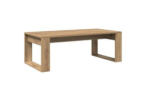 vidaXL Salontafel 102x50x35 cm Bewerkt Hout Artisanaal Eikenkleurig - 40% Korting