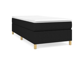 vidaXL Boxspring bed 80x200 cm stof zwart