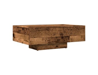 vidaXL Salontafel 85x55x31 cm bewerkt hout oud houtkleurig
