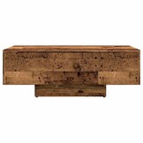 vidaXL Salontafel 85x55x31 cm bewerkt hout oud houtkleurig