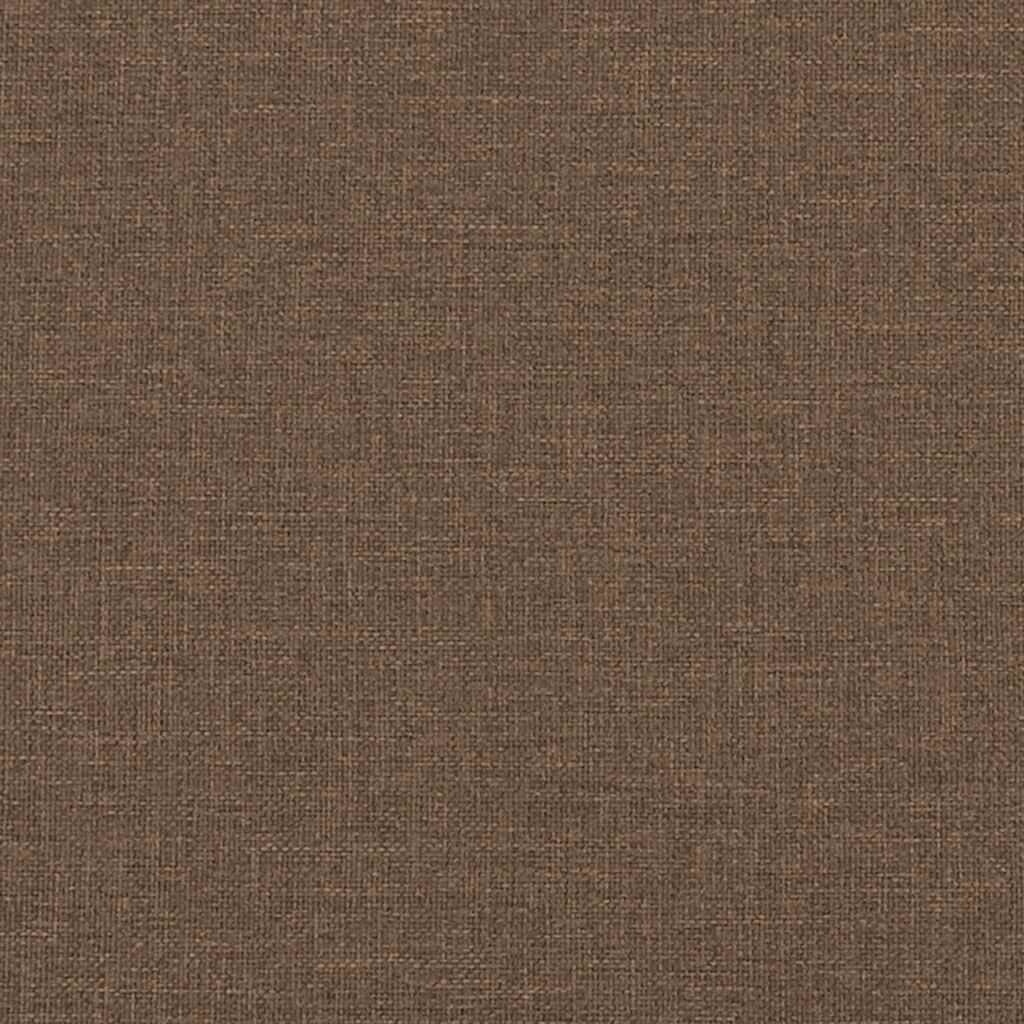 vidaXL Driezitsbank 180 cm stof bruin