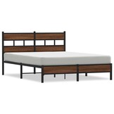 VidaXL Houten Bedframe Bruin Eiken 160x200cm - 35% Korting