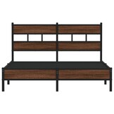 vidaXL Bedframe zonder matras bewerkt hout bruin eikenkleur 160x200 cm