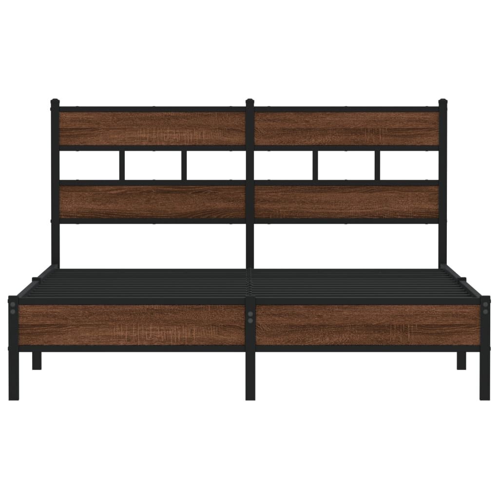 VidaXL Houten Bedframe Bruin Eiken 160x200cm - 35% Korting