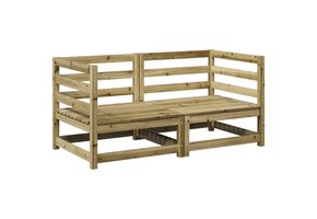 Loungeset Grenenhout (2-delig) Geïmpregneerd - 59% Korting