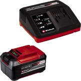 Einhell Power X-Change Starterset 2x 4,0 Ah Accu en Twincharger 3A