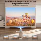 iSinbox AC311 Beamer Full HD 1080p Wit - 200 inch beeldformaat