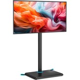TVON TV-standaard TV-vloerstandaard voor televisies van 32-55 inch TV-standaard in hoogte verstelbaar draaibaar Max