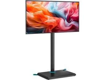 TVON TV-standaard TV-vloerstandaard voor televisies van 32-55 inch TV-standaard in hoogte verstelbaar draaibaar Max
