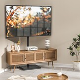 TVON TV-standaard TV-vloerstandaard voor televisies van 32-55 inch TV-standaard in hoogte verstelbaar draaibaar Max