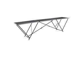 Inklapbare Behangtafel MDF/Aluminium 300x60x78 cm - 34% Korting