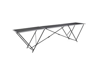 Inklapbare Behangtafel MDF/Aluminium 300x60x78 cm - 34% Korting