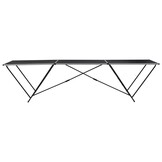 Inklapbare Behangtafel MDF/Aluminium 300x60x78 cm - 34% Korting