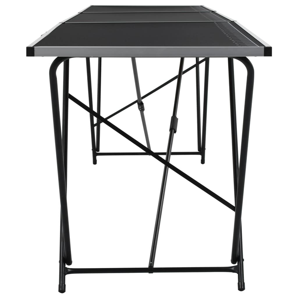 Inklapbare Behangtafel MDF/Aluminium 300x60x78 cm - 34% Korting