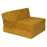 Opvouwbaar Matras & Zitkussen Oker Velvet - 200x70cm - 34% Korting