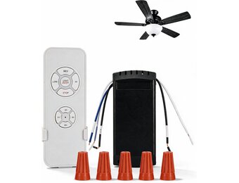 Afstandsbedieningsset Plafondventilator & Lamp - 3 Snelheden, 1000W - 34% Korting
