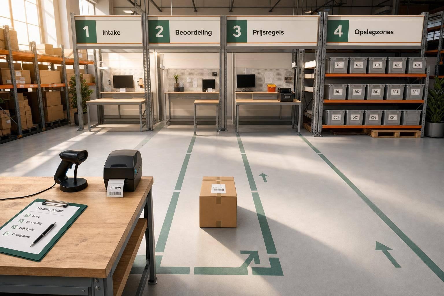 Checklist: lage kosten bij retourverwerking