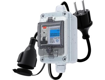 mobiele stroommeter voor stopcontact buiten
