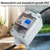 mobiele stroommeter voor stopcontact buiten