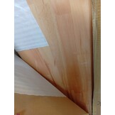 vidaXL Bureaublad 220x55x2,5 cm massief beukenhout