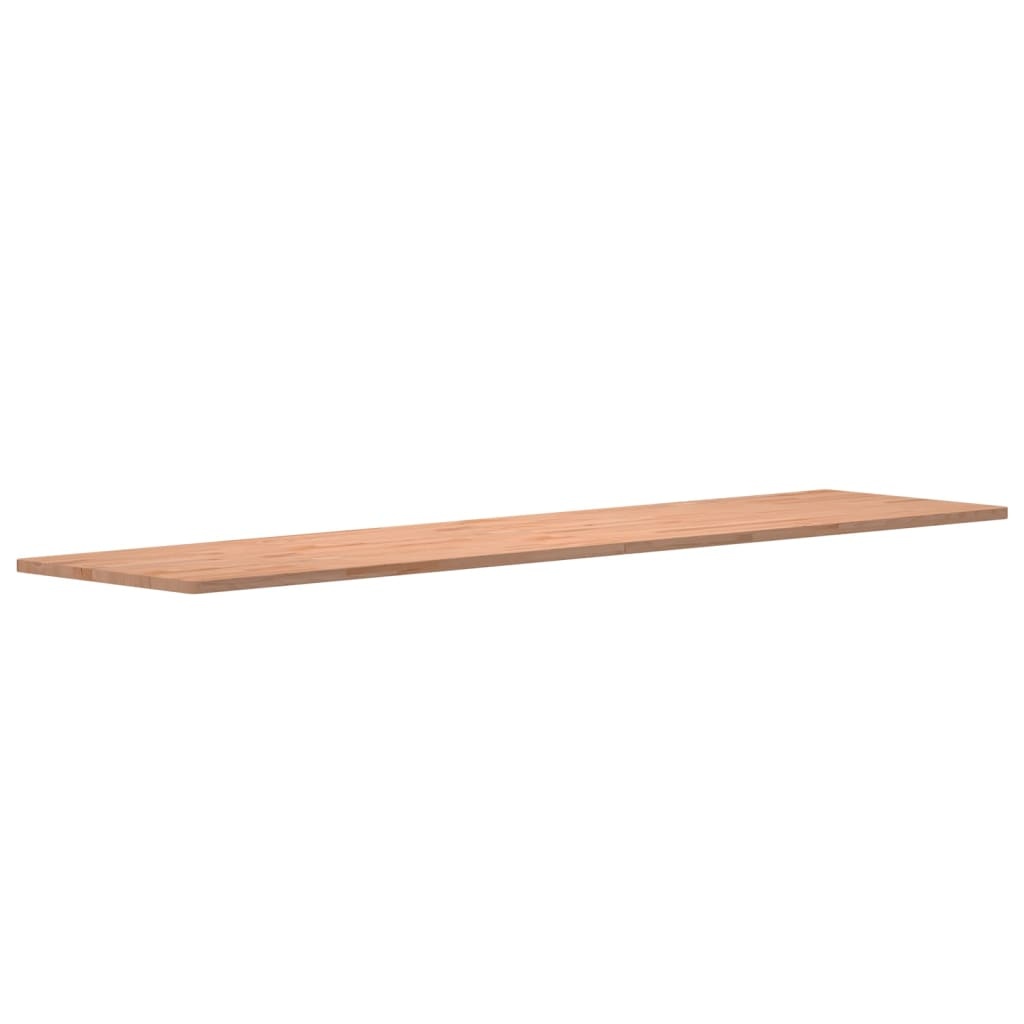 vidaXL Bureaublad 220x55x2,5 cm massief beukenhout