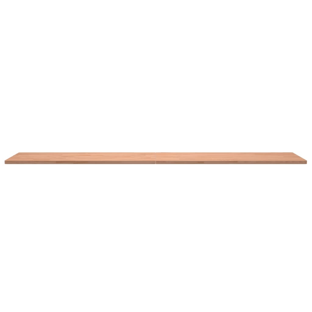 vidaXL Bureaublad 220x55x2,5 cm massief beukenhout