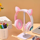 OHAANYY Kattenoor Bluetooth Koptelefoon Kinderen LED Licht