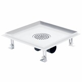 Doucheafvoer RVS 28x28 cm - 47% Korting