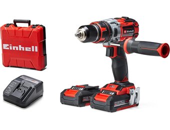 Einhell Professional Accu-Klopboormachine TP-CD 18 Li-i BL - Zwart/Rood - Inclusief 2 Accu's en Koffer