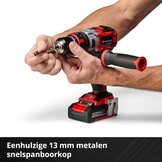 Einhell Professional Accu-Klopboormachine TP-CD 18 Li-i BL - Zwart/Rood - Inclusief 2 Accu's en Koffer