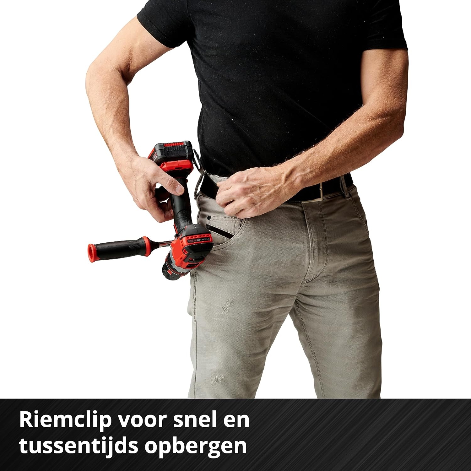 Einhell Professional Accu-Klopboormachine TP-CD 18 Li-i BL - Zwart/Rood - Inclusief 2 Accu's en Koffer