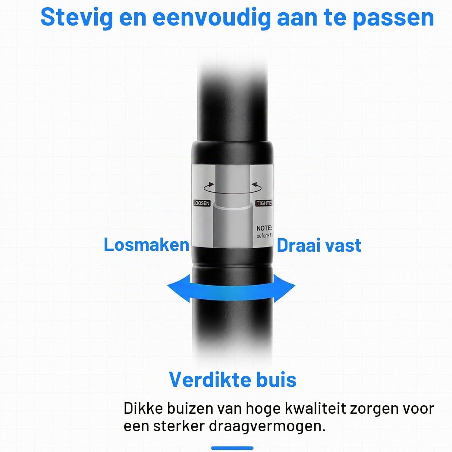 EMART Fotobackgroundstandaard 3x3,6m Heavy Duty Standaard met Voetstuk - Maat 3x3,6m
